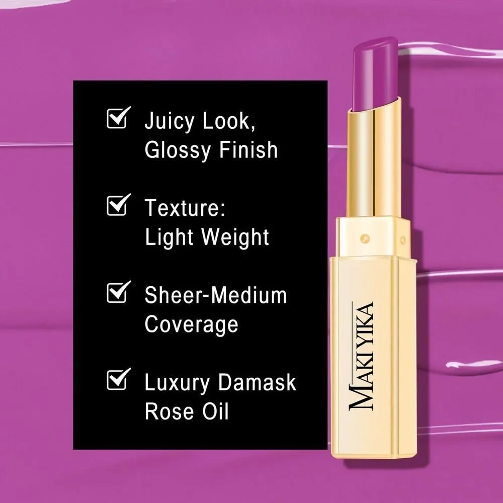 MA065 Lavender MAKI YIKA Moisture Purple Hydrated Lipstick For Women